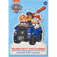 Wins-holland b.v. Prikblok PAW Patrol - Push-Out Plaatjes met Prikblok en Prikpen - Blauw - Prikblok Jongens - Prikblok Paw Patrol - Prikblok Kinderen - 12 Vellen - 15 x 21 x 1,5 cm - Multi Kleuren - Vanaf 3 Jaar