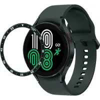 Strap-it Bezel ring tijd - Randbeschermer geschikt voor Samsung Galaxy Watch 4 44mm - zwart