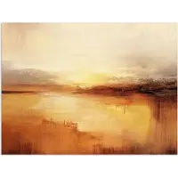 PosterMonkey Poster 40x30 cm - Abstract - Bruin - Modern - Herfst kleuren - Posters - Kamer decoratie - Wanddecoratie woonkamer - Muurdecoratie slaapkamer