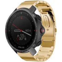Strap-it Luxe metalen bandje - geschikt voor Polar Grit X / Grit X Pro / Vantage M (1) / M2 / M3 / V3 - goud