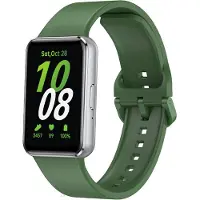 Strap-it Smartwatch siliconen bandje met gesp - geschikt voor Samsung Galaxy Fit 3 (groen)