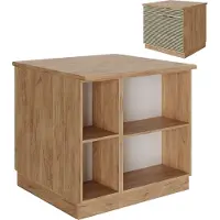 Vicco Fame-Line Keukeneiland – 90 cm met lade, zonder werkblad Eiken paneel