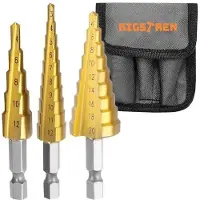 Bigstren Set van Conische Boren - 3 Stuks: Revolutioneer Jouw Boorwerk