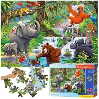 Castorland Puzzle 40el. Maxi Jungle Dieren - Jungle Dieren
