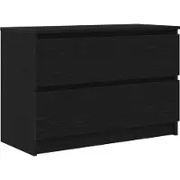 vidaXL Tv-meubel 80x35x54 cm spaanplaat zwart