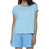 Mey Pyjama kort Serie Small Stripes Summer Blue | Maat 44