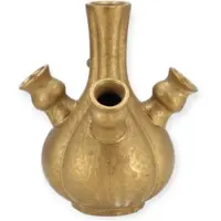 DK Design Daan Kromhout - Vaas - Bloemenvaas - Tulpenvaas - Rotterdam - Goud - Keramiek - 17x17cm