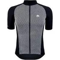 Megmeister Jersey Houndstooth Black - XS