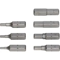 Würth - Assortiment inbusbits, boring, 7-delig - Assortiment inbusbits, boring, 7-delig x 1 st -