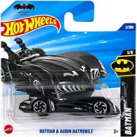 Hot Wheels BATMAN & ROBIN BATMOBILE BLACK/ CHROME 2/250 1:64 HW BATMAN 1/5 2025