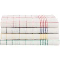 Sito Poleerdoek glazendoek half linnen rood 10 stuks - 50x70cm.