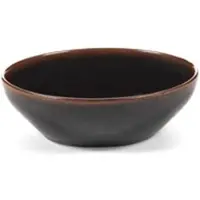 Serax Uncharted Out of Lines bowl 15.5x13cm H5.7cm zwart bruin