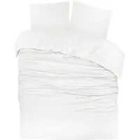 DoubleDry Dekbedovertrek flanel 100% zacht katoen lits jumeaux 240x200/220 cm