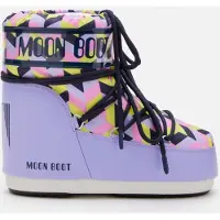 Moon Boot ICON LOW OPTICAL PRINT LILAC Thermoboots / Snowboots / Sneeuwlaarzen - Multi - 33-35 - (8059791065875)