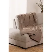 Belmarti Plaid Namibia 230x260 Chocoladebruin - Tijdloze elegantie, ontworpen voor comfort - Premium kwaliteit