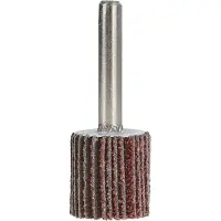 GEKO Flapwiel - P80 korrel - 20x20 mm - 6 mm as - Voor boren en slijpers