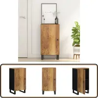 vidaXL Dressoir met deur 40x31x75 cm massief mangohout