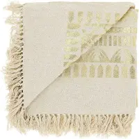Unique living plaid tari gold -125x150cm