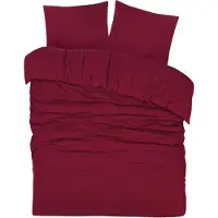 DoubleDry Dekbedovertrek flanel 100% zacht katoen eenpersoons 140x200/220 cm +