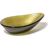 Gardeco Mini Bowl Ovo ouro fosco 18.5x11.5cm H6cm