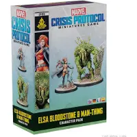 Atomic Mass Games Marvel: Crisis Protocol – Elsa Bloodstone & Man-Thing - Miniatuur - Ongeschilderd en Ongeassembleerd