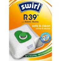 Swirl - Stofzuigerzak R39- 10 stofzakken + 2 filters + 2 deo - geschikt voor stofzuigers van Rowenta en Moulinex
