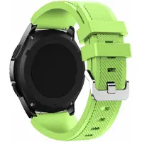 Strap-it Smartwatch bandje - siliconen bandje geschikt voor Huawei Watch GT 2 42mm / GT 3 42mm / GT 3 Pro 43mm - Amazfit GTS 1-2-3-4 - Mini / Bip / GTR 42mm - lichtgroen