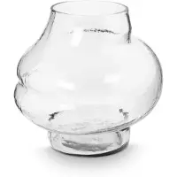 Vt wonen Vaas vtwonen Glass Clear Bubble 27 x 25 cm