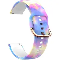 Strap-it Smartwatch bandje 20mm - siliconen bandje candy print geschikt voor Polar Ignite / Ignite 2 / Ignite 3 /Unite / Pacer - Huawei Watch GT 2 42mm / GT 3 42mm / GT 3 Pro 43mm