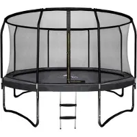 Viking Choice Trampoline met veiligheidsnet 305 cm - 150 kg - Zwart -
