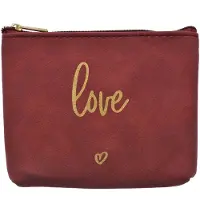 Juleeze Toilettas Dames 13x1x10 cm Rood Synthetisch