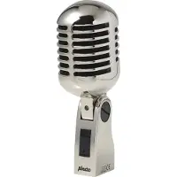 Ginza.se UDM-60 - Retro Microfoon - Klassieke chroomlook - Zilver, Microfoon