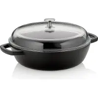 kela Stoofpan Calido Met Deksel Zwart 28 cm