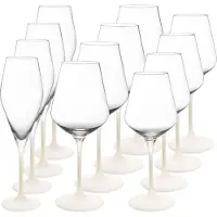 Villeroy & Boch Wein- und Sektgläser Set Manufacture Rock Blanc Set van 12