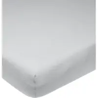 Meyco Home Uni hoeslaken tweepersoons - light grey - 180x200cm