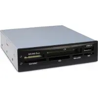 Inter-Tech ci-02 noir interne usb 2.0 lecteur de carte mémoire (88884088)