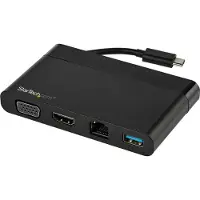 StarTech.com USB C Adapter - HDMI & VGA - 1xA - GbE