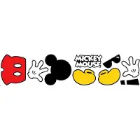 RoomMates Muurstickers Mickey Mouse Icons