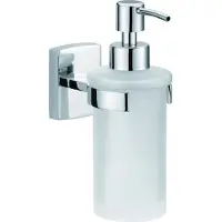 TESA klaam 40267-00000-00 Zeepdispenser 200 ml Chroom (glanzend), Wit (gesatineerd)