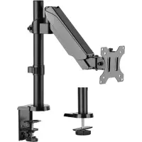 Techly ICA-LCD 515B Gasveer Rotatie Bureaubeugel voor 17-32" LCD Monitoren, 8kg