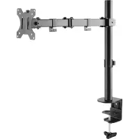 Techly ICA-LCD 503BK Draaiende bureaubeugel voor 13-32" LCD-monitor, 8kg