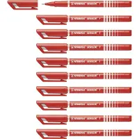 Stabilo SENSOR - Fineliner 0,3 mm - Rood - Doos 10 stuks