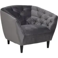 Molecule Ria Fauteuil Donkergrijs Velvet Elegant Design
