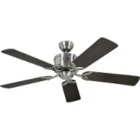 CasaFan Eco Elements Plafondventilator 23 W (Ø x h) 132 cm x 285 mm Chroom (geborsteld) Met afstandsbediening