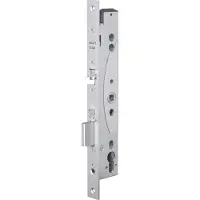 Abloy EL460 Paniekdeurslot | enkelzijdig krukgestuurd | zelfvergrendelend | DM40mm | PC92mm | voorplaat RVS 24x300mm rechthoekig | 12/24V DC | DR 1+2+3+4 - 10013842