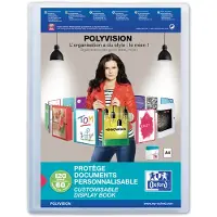 Oxford Polyvision showalbum flexibel A4 transparant (60 insteekhoezen)