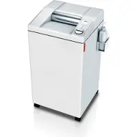 Ideal papiervernietiger 2604 SMC/O, minisnede 0,8 x 5 mm, P-7, 100 l, 4-6 vel snijcapaciteit, olievernevelaar, met rollen, Blaue Engel, grijs