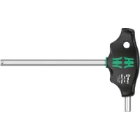 Wera 454 HF T-greep zeskant-schroevendraaier Hex-Plus met vasthoudfunctie, inch, 5/16" x 150 mm - 05023365001