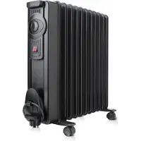 BLACKANDDECKER Oliegevulde radiator - BLACK+DECKER - BXRA2000E - 2000W - 11 elementen - Instelbare thermostaat