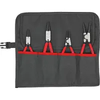Knipex Borgringtangenset in roltas 4-delig